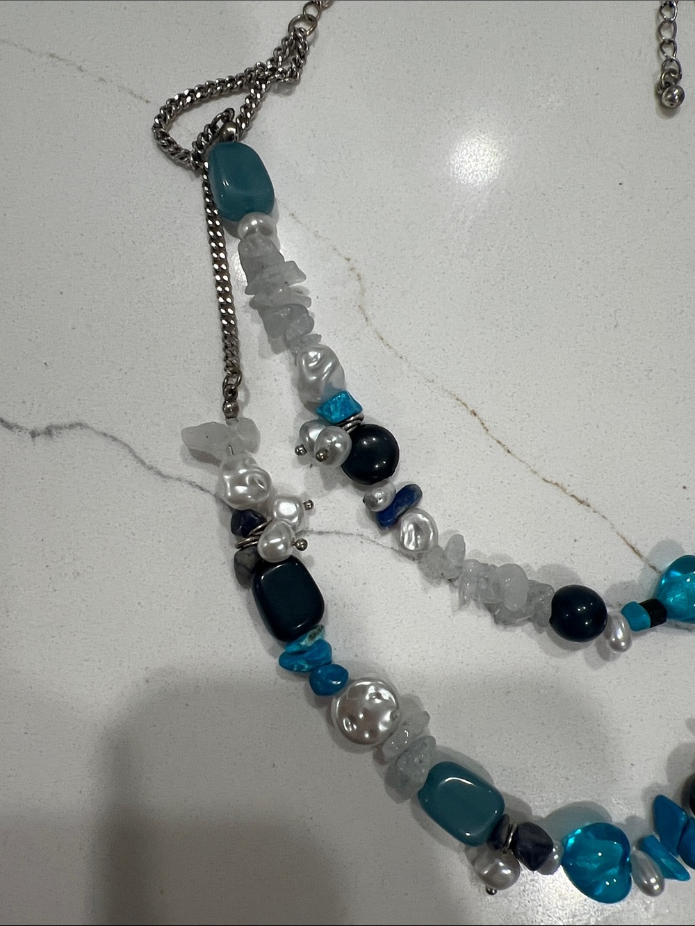Free people steal the show choker blue - Picture 4 of 4